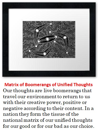 Boomerang Tissue of Unified Thoughts