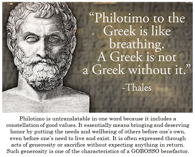 Thales about Philotimo